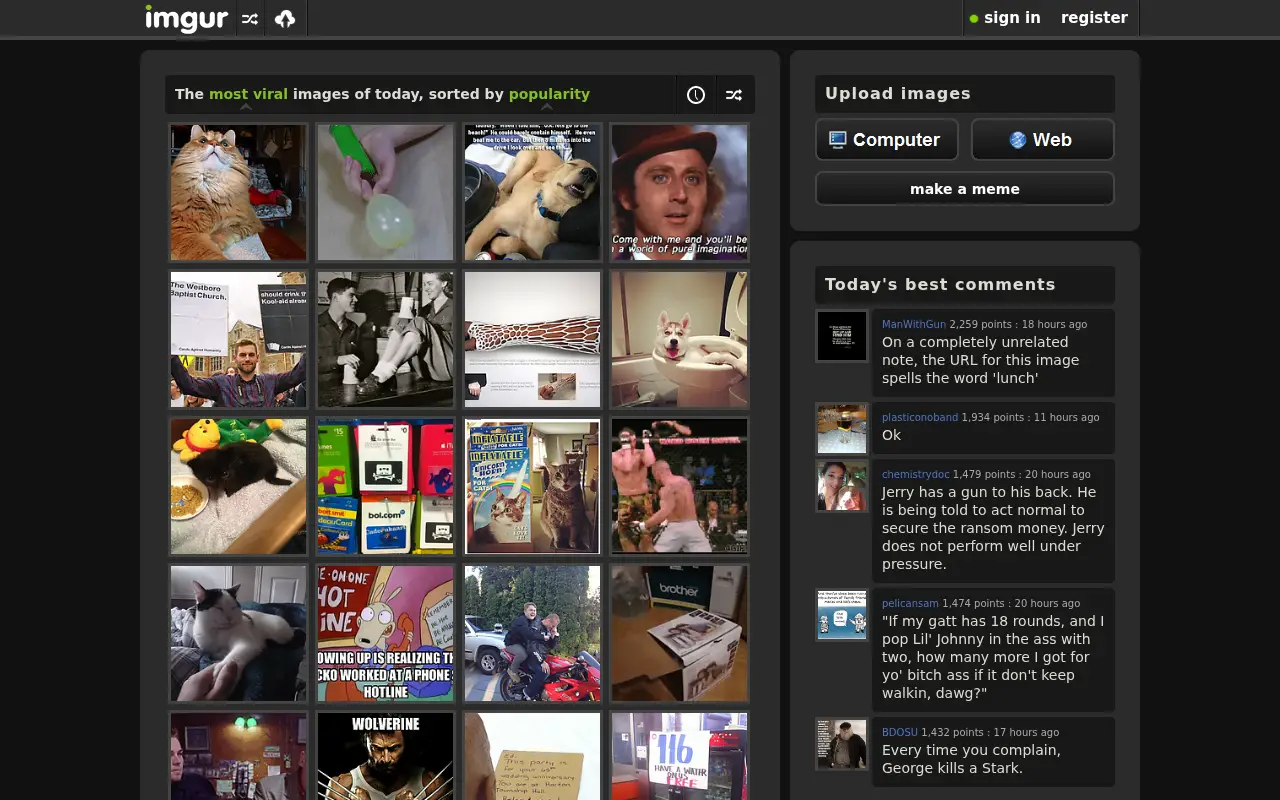imgur.com in 2013