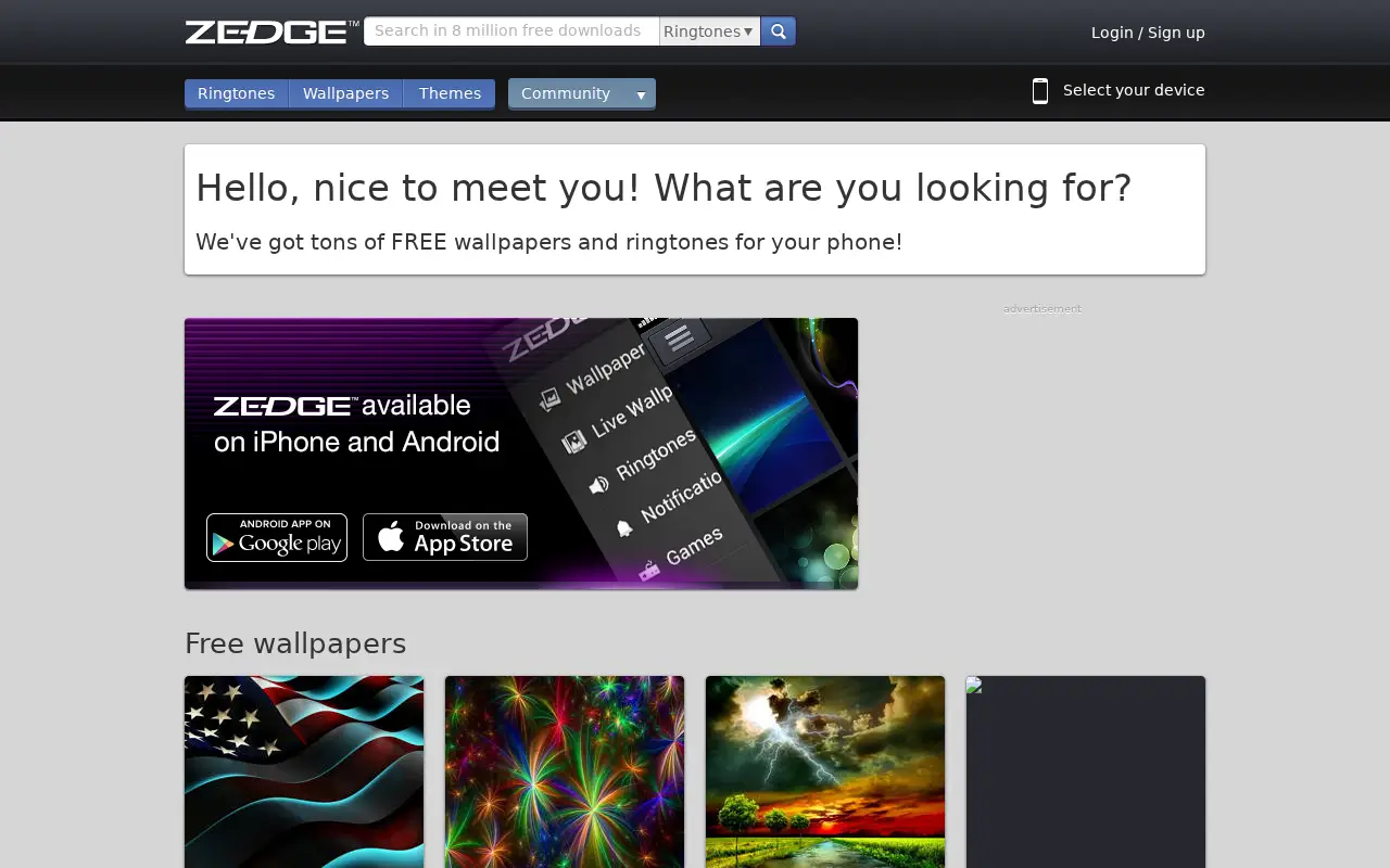 zedge.net in 2013