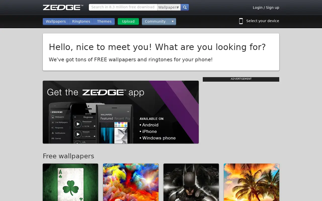 zedge.net in 2014