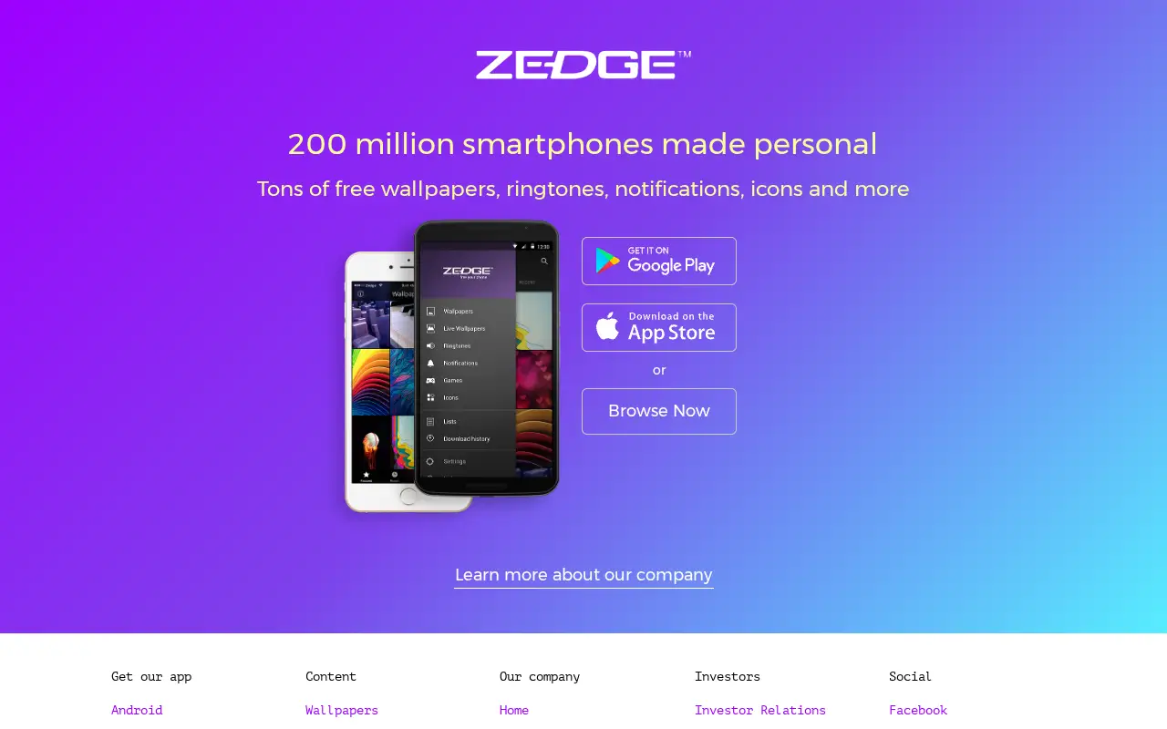 zedge.net in 2017