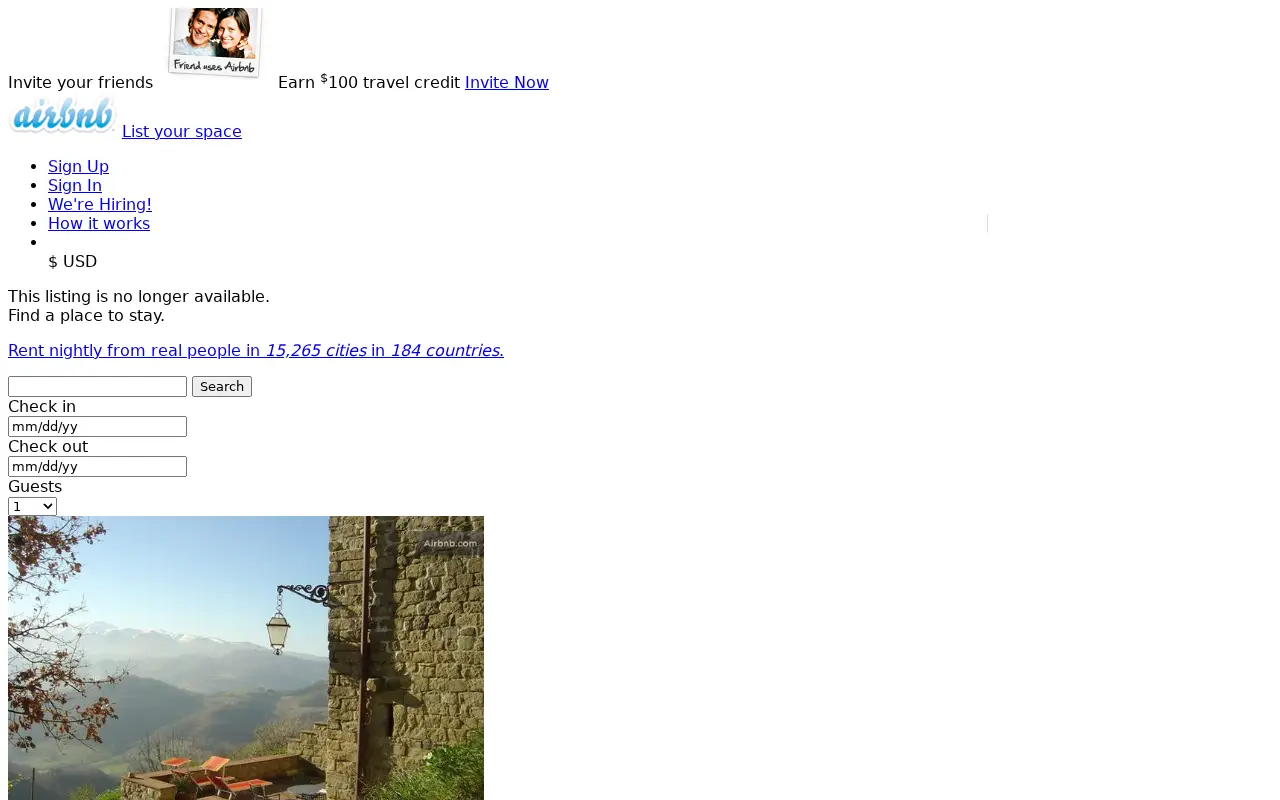 airbnb.com on July 1, 2011