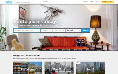 airbnb.com in 2014