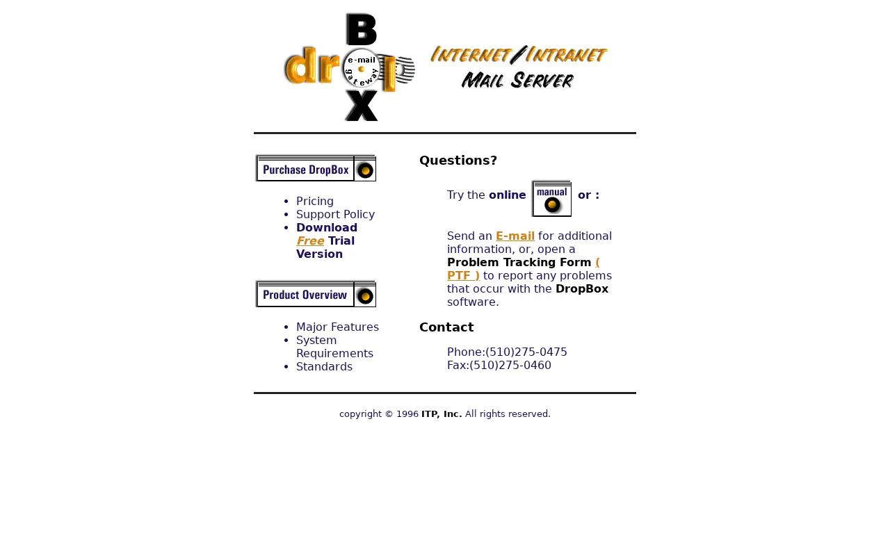 dropbox.com on June 3, 1997