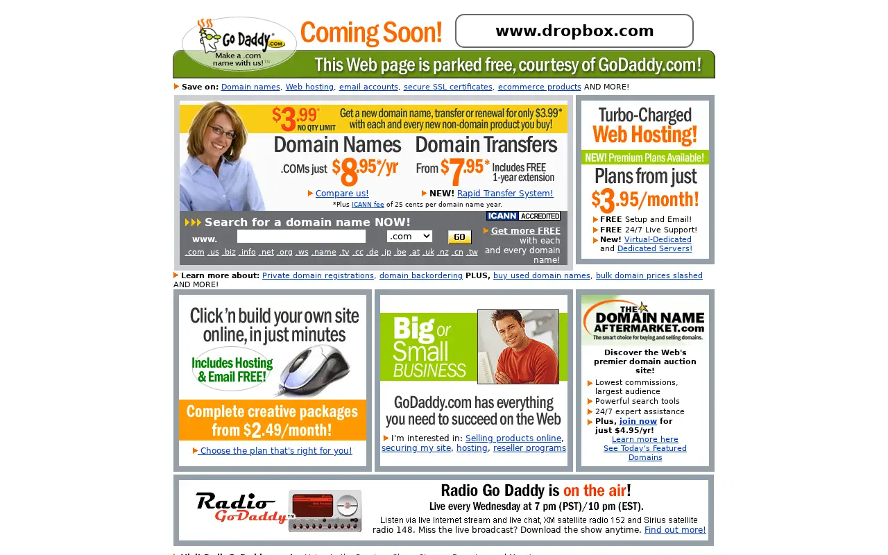 dropbox.com on July 26, 2005