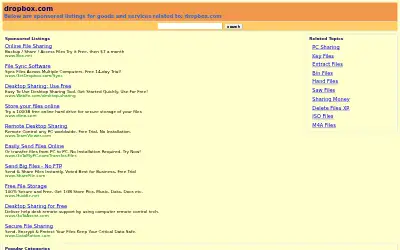 dropbox.com in 2009
