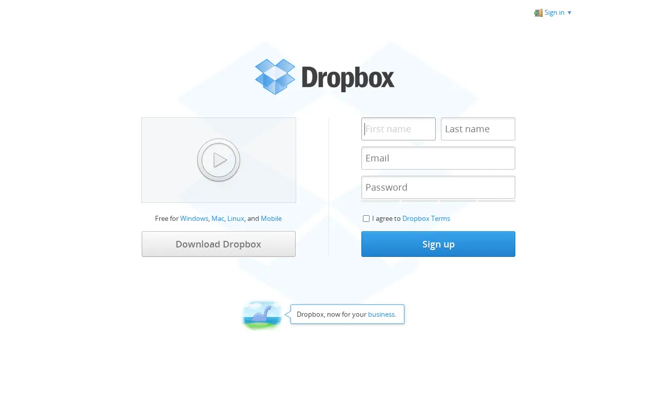 dropbox.com in 2013