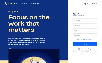dropbox.com in 2020