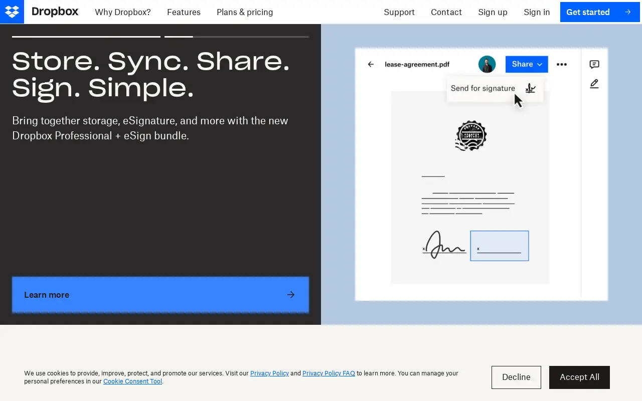 dropbox.com in 2022