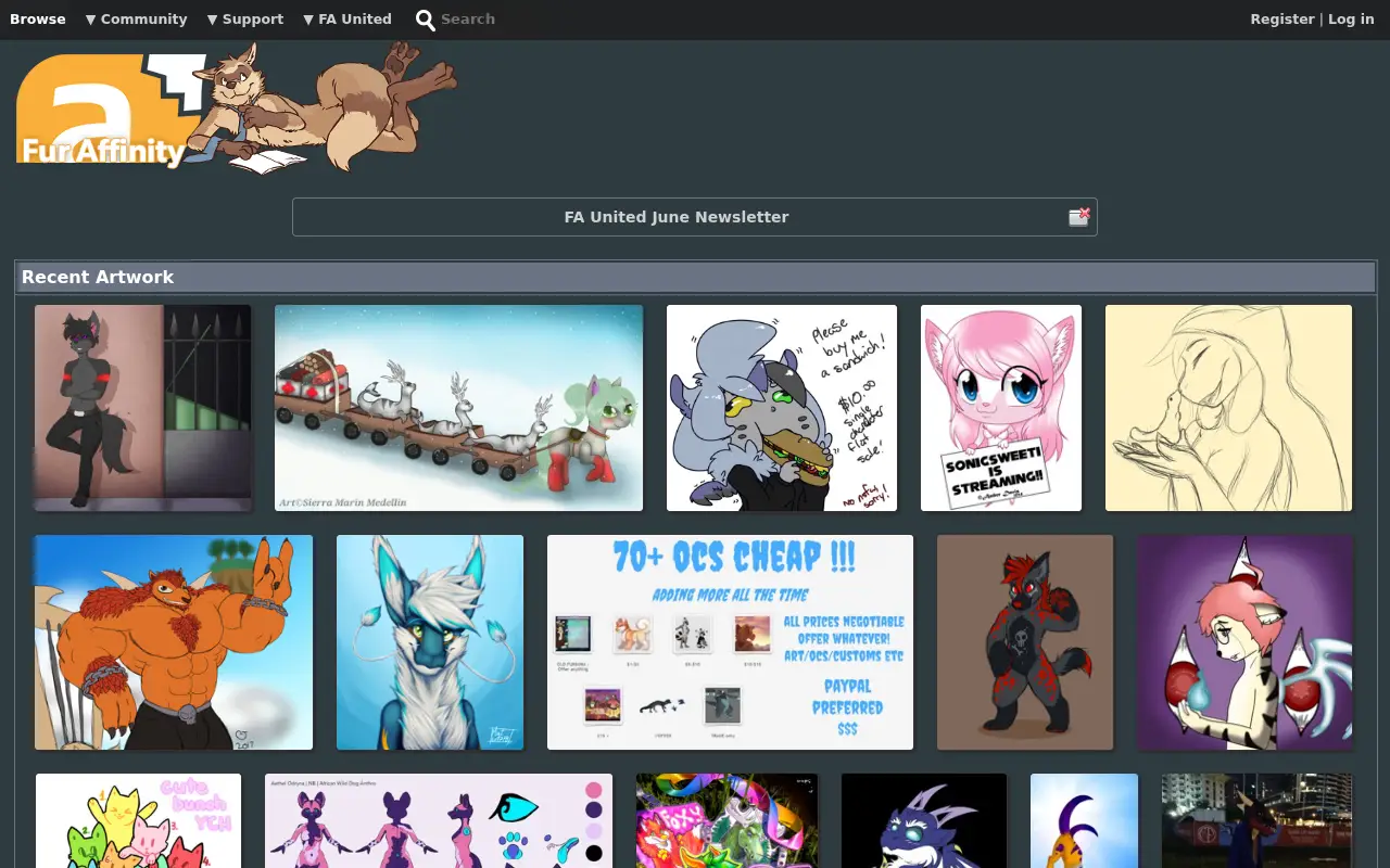 furaffinity.net in 2017