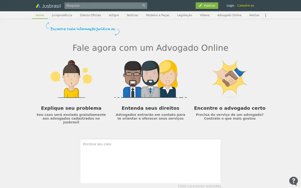 jusbrasil.com.br in 2016