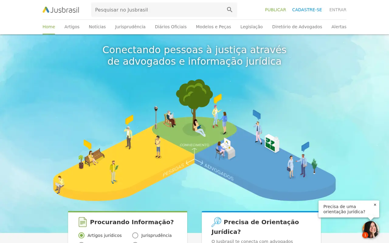 jusbrasil.com.br in 2018