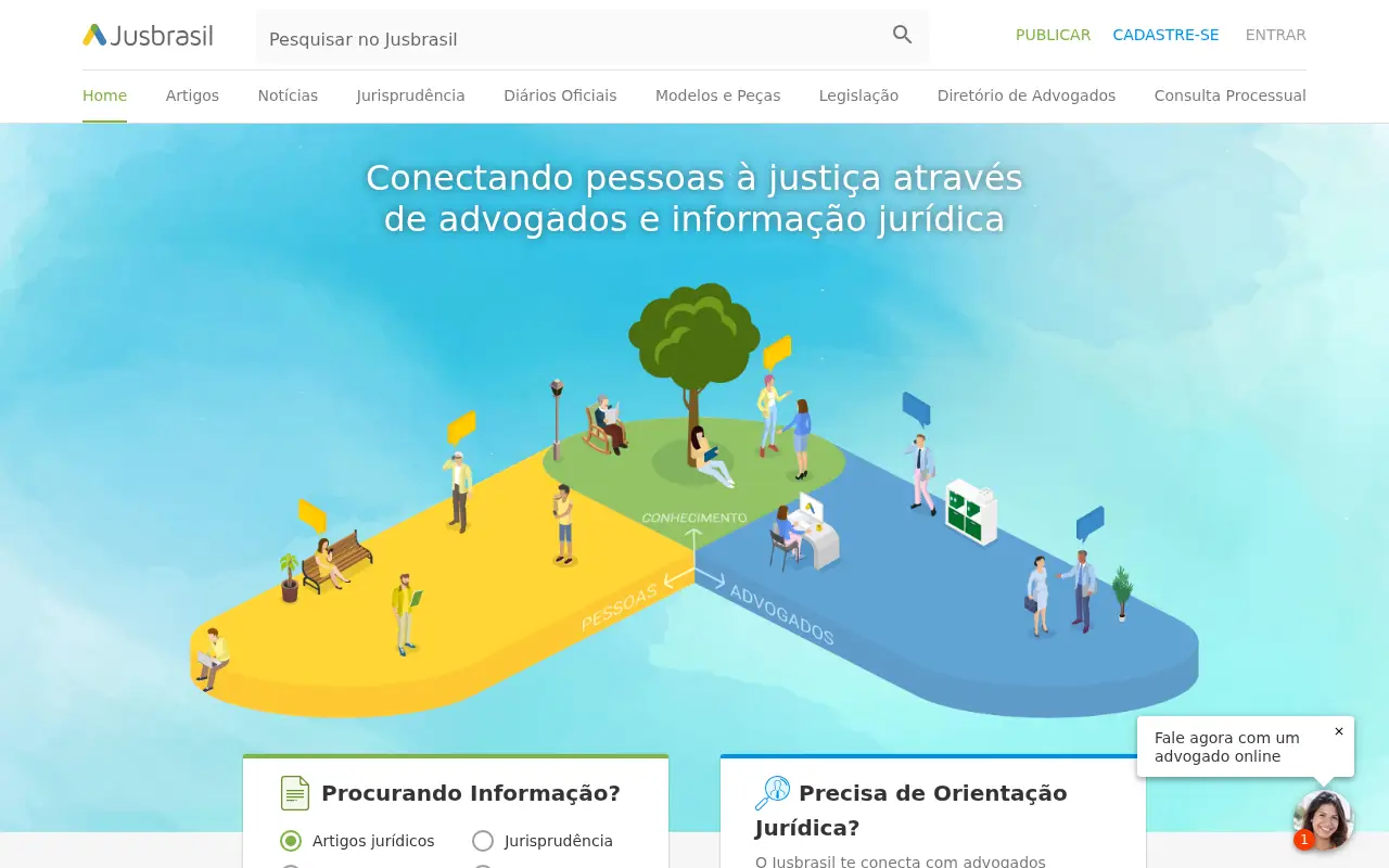 jusbrasil.com.br in 2020