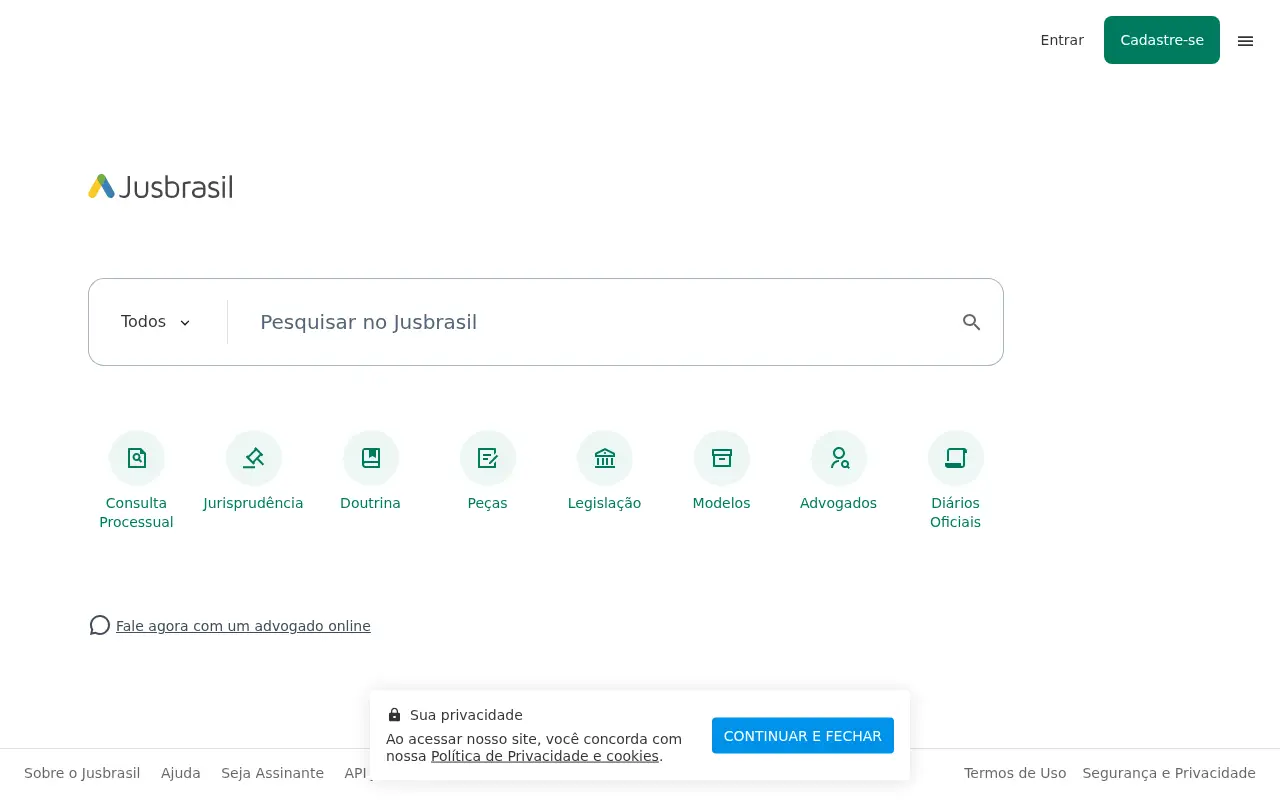 jusbrasil.com.br in 2022