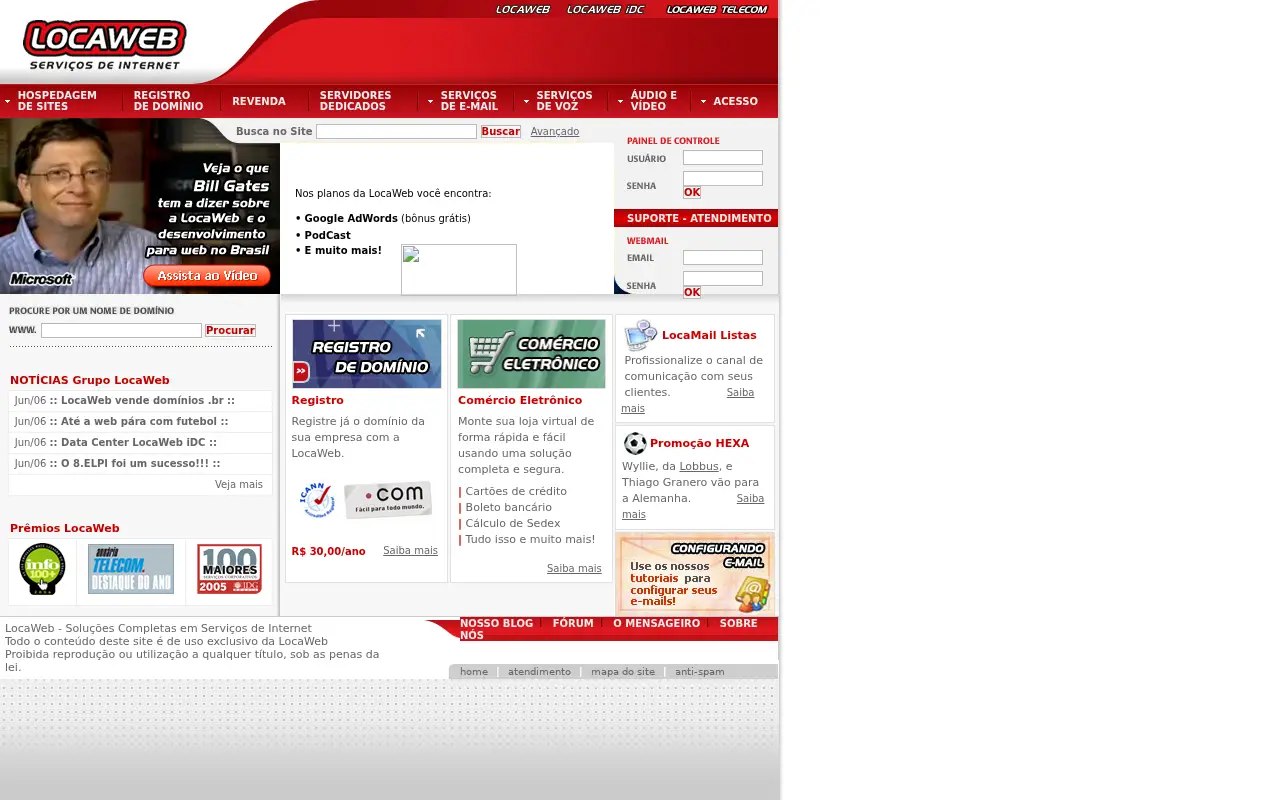 locaweb.com.br in 2006