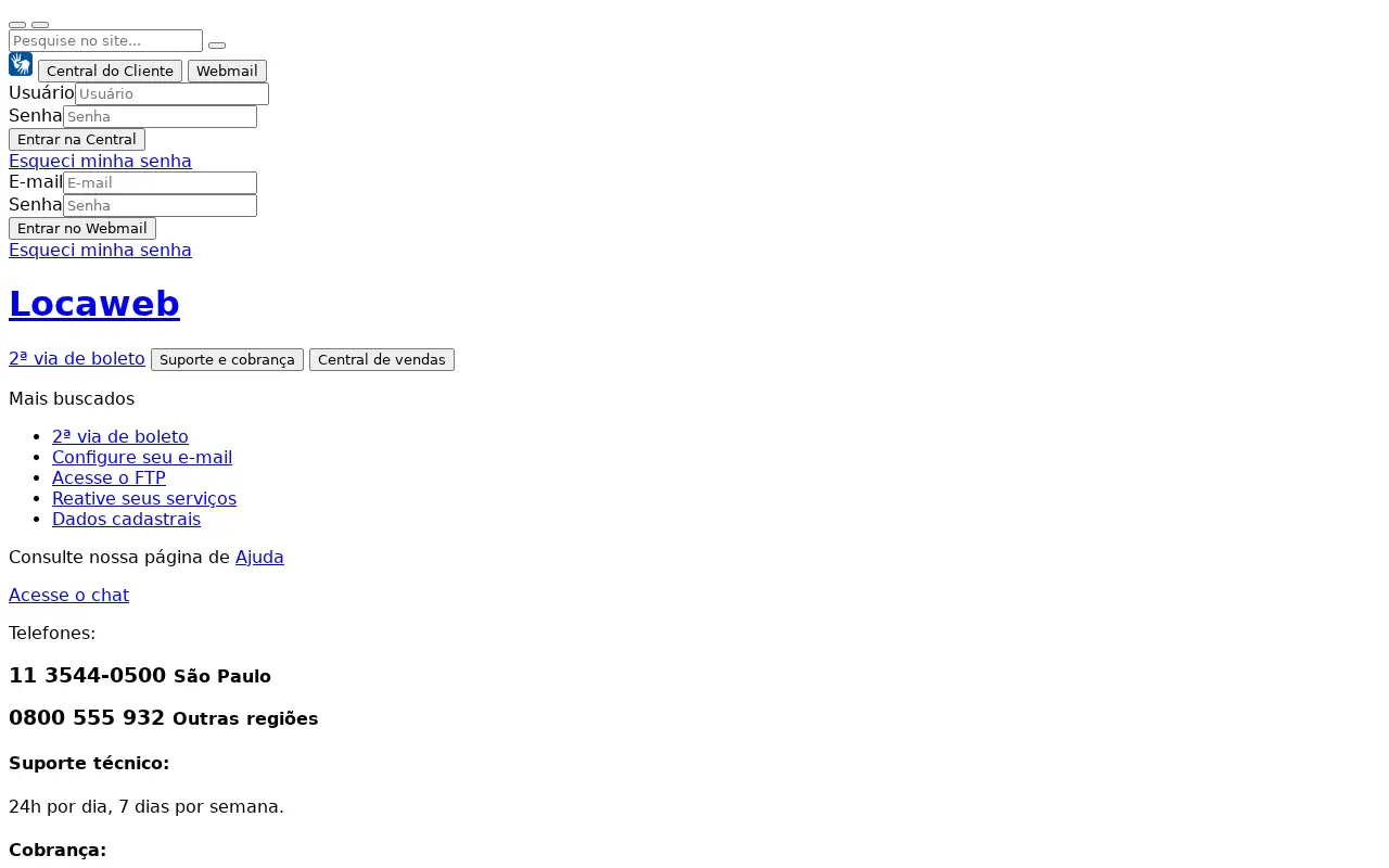 locaweb.com.br in 2016