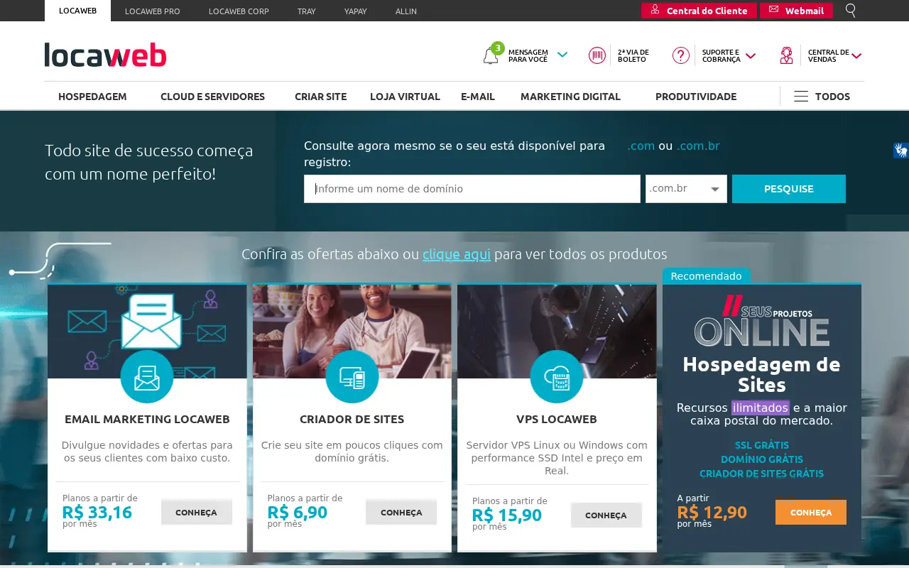 locaweb.com.br in 2019