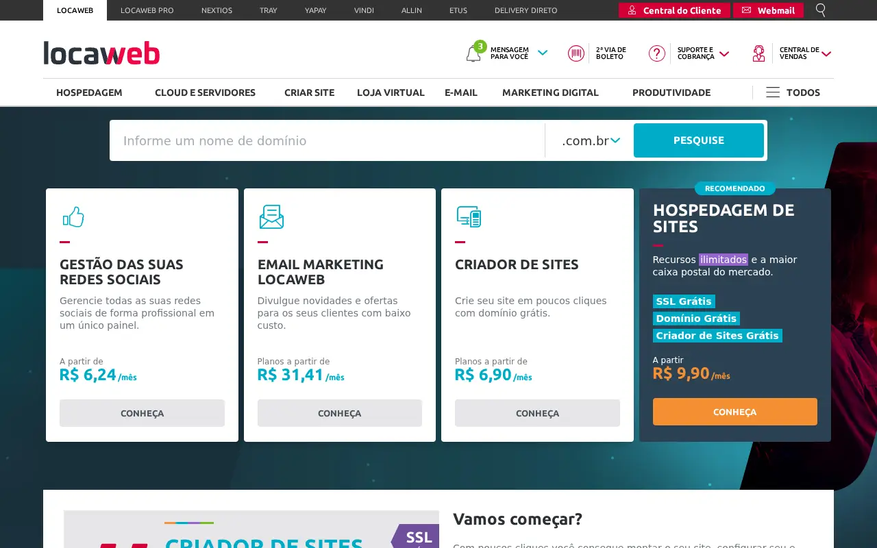 locaweb.com.br in 2021