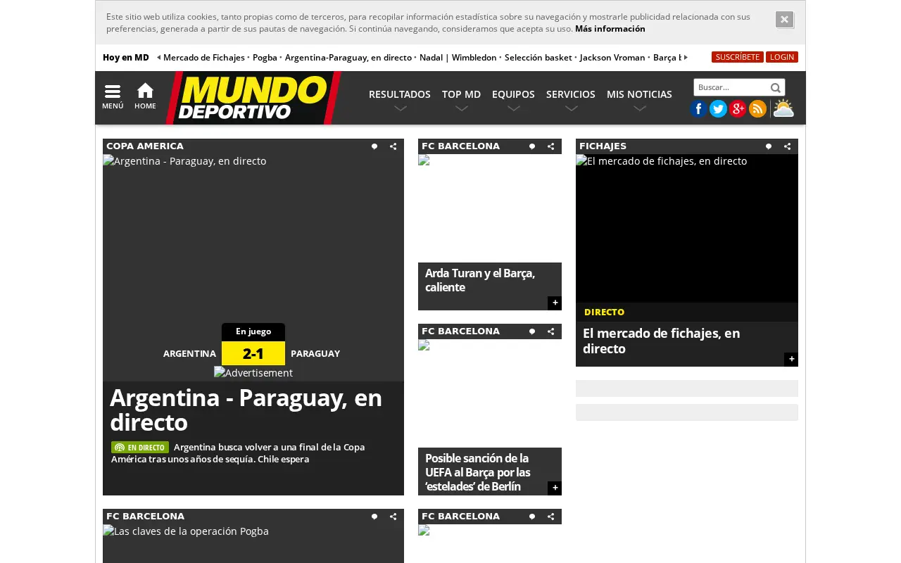 mundodeportivo.com on July 1, 2015