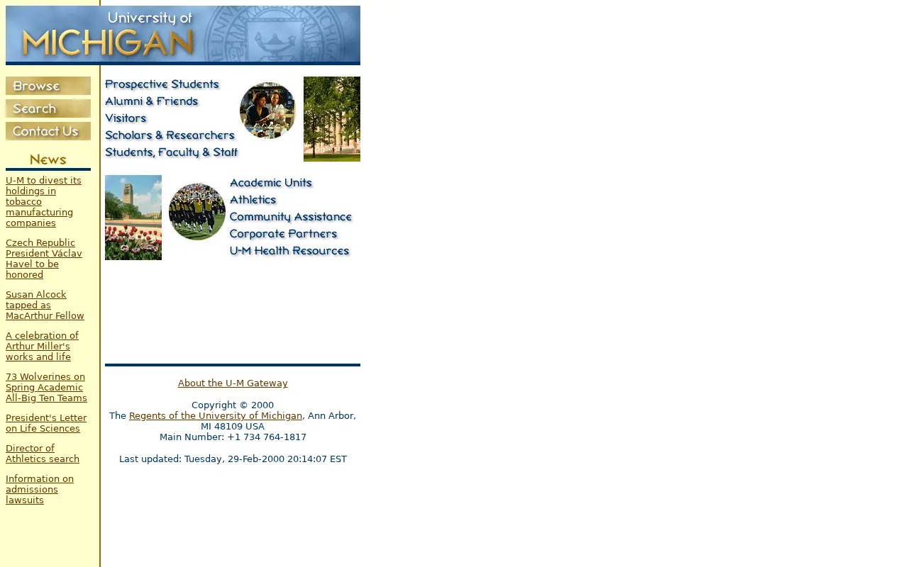 umich.edu in 2000