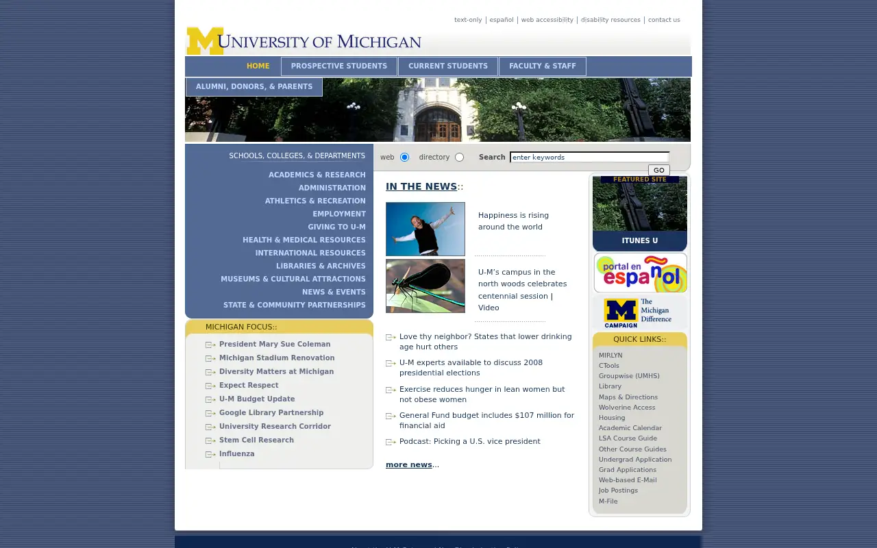umich.edu in 2008