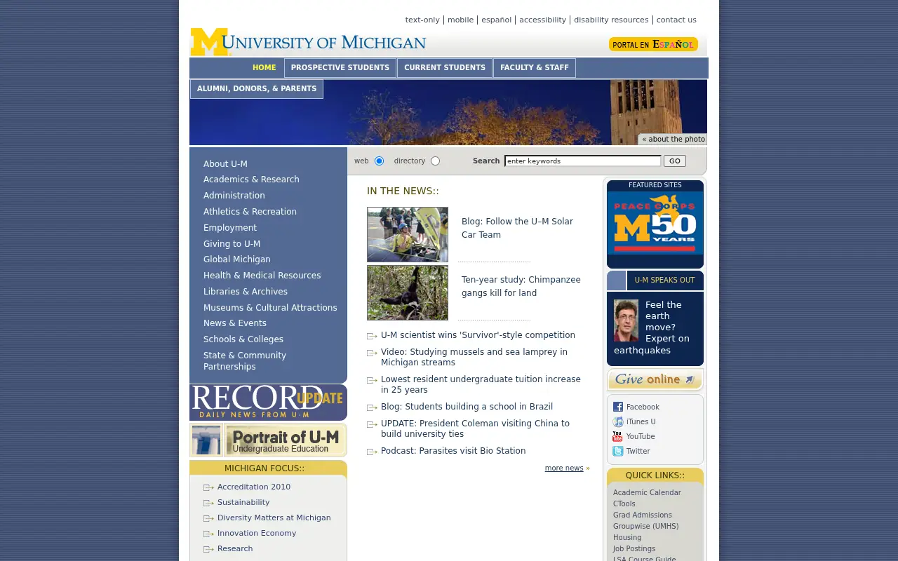 umich.edu in 2010