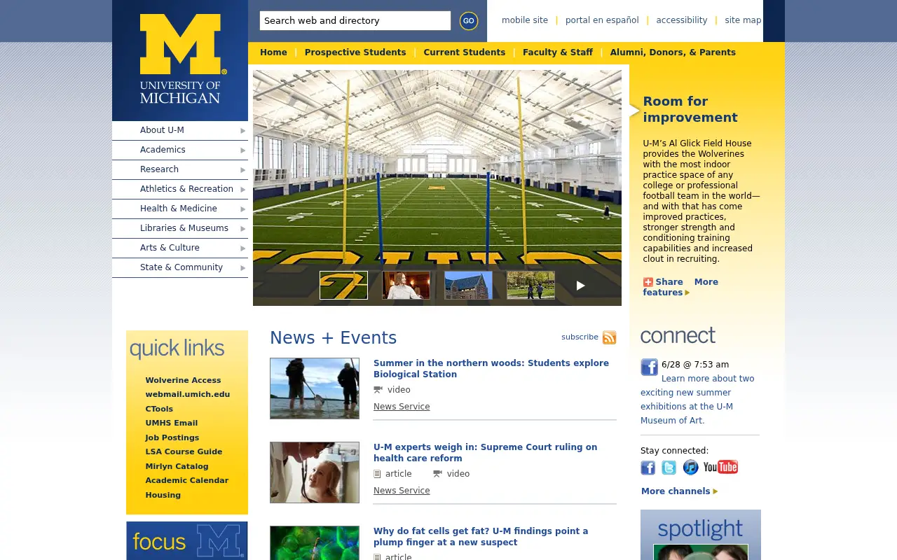 umich.edu in 2012
