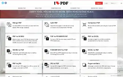 ilovepdf.com in 2018