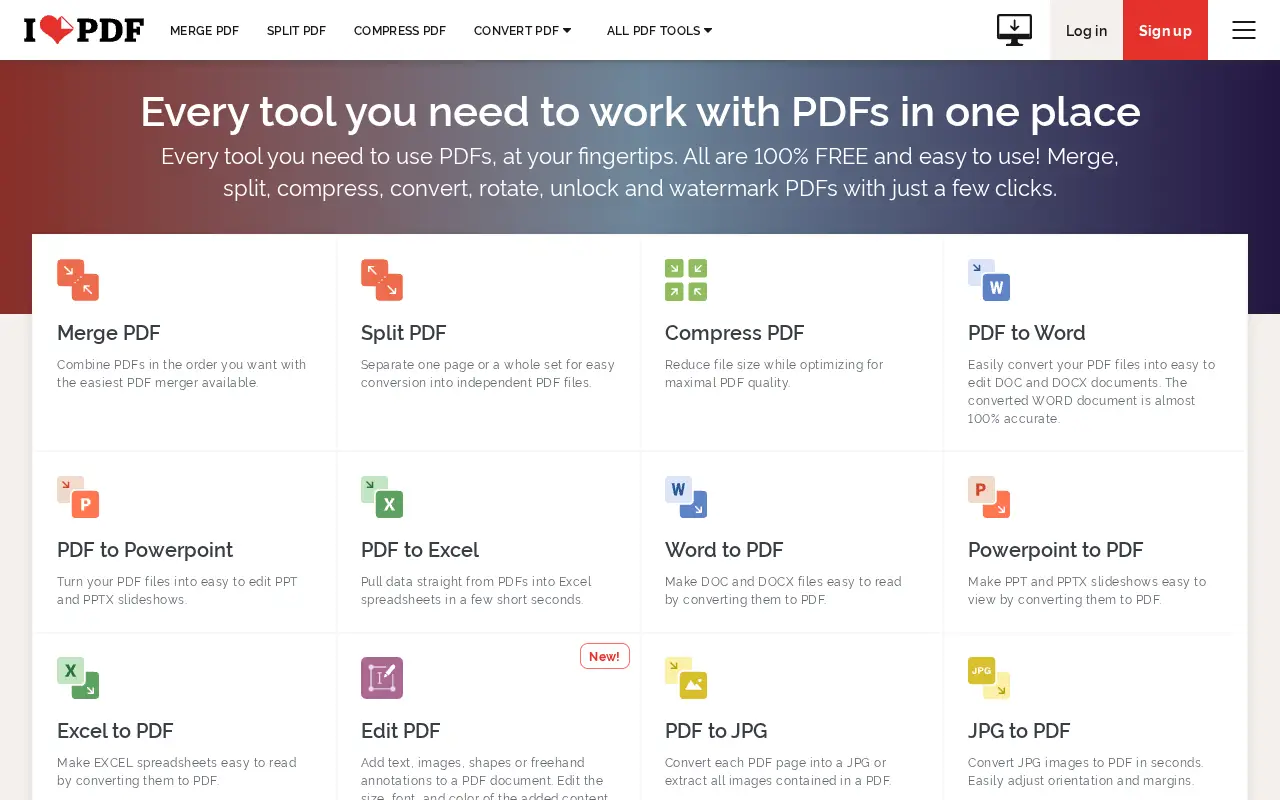 ilovepdf.com in 2020