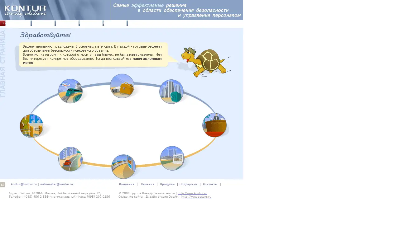 kontur.ru in 2003