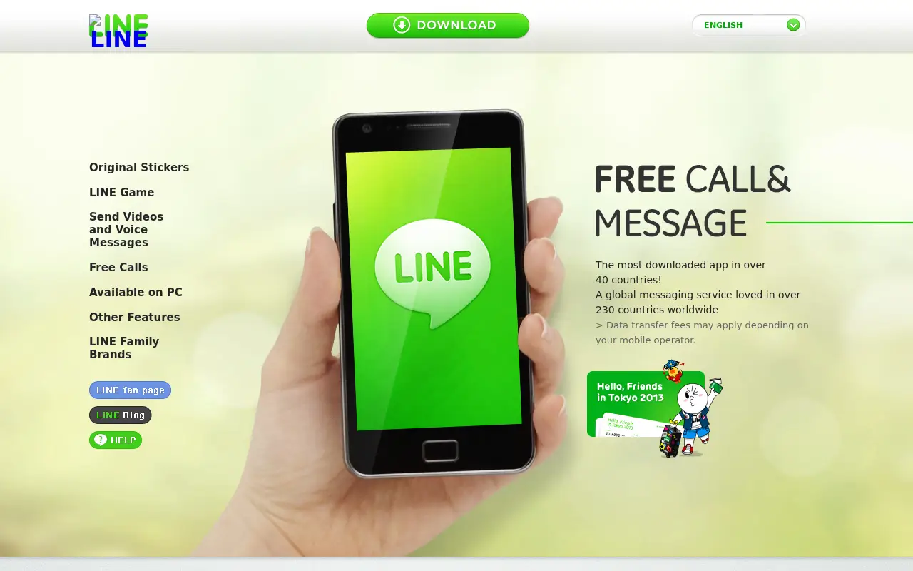line.me in 2013