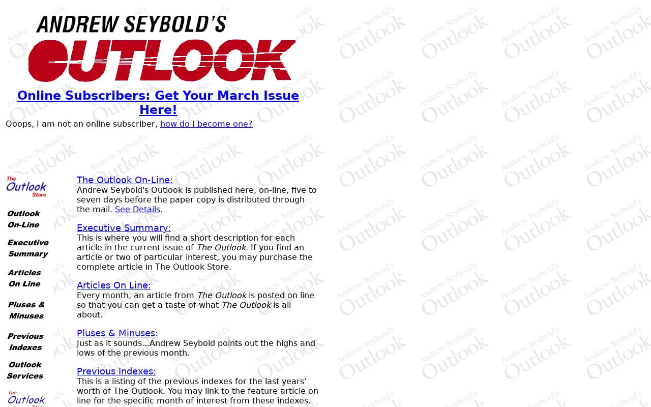outlook.com in 1999