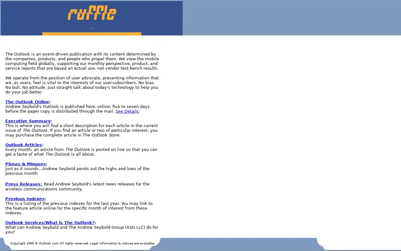 outlook.com in 2000