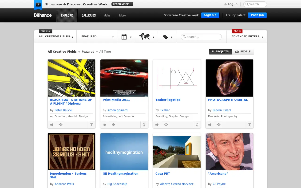 behance.net in 2012