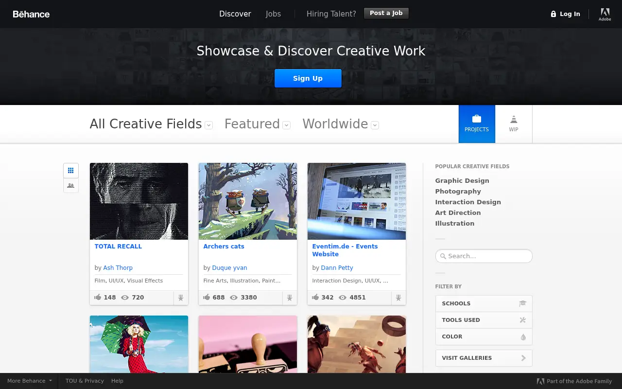 behance.net in 2014