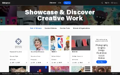 behance.net in 2017