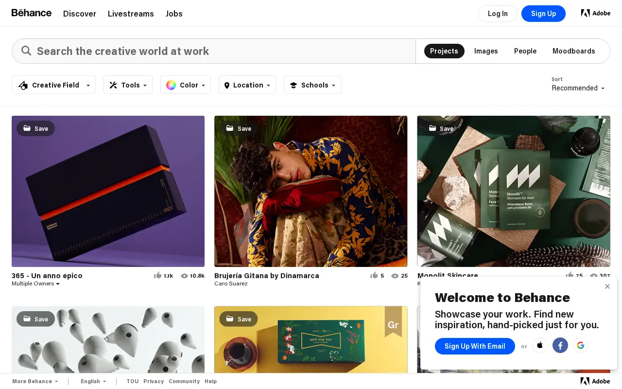 behance.net in 2021