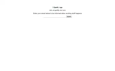 spotify.com in 2006