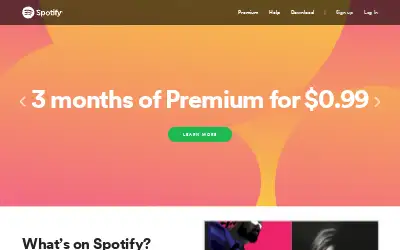 spotify.com in 2018