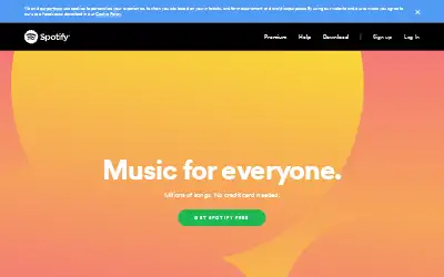 spotify.com in 2020