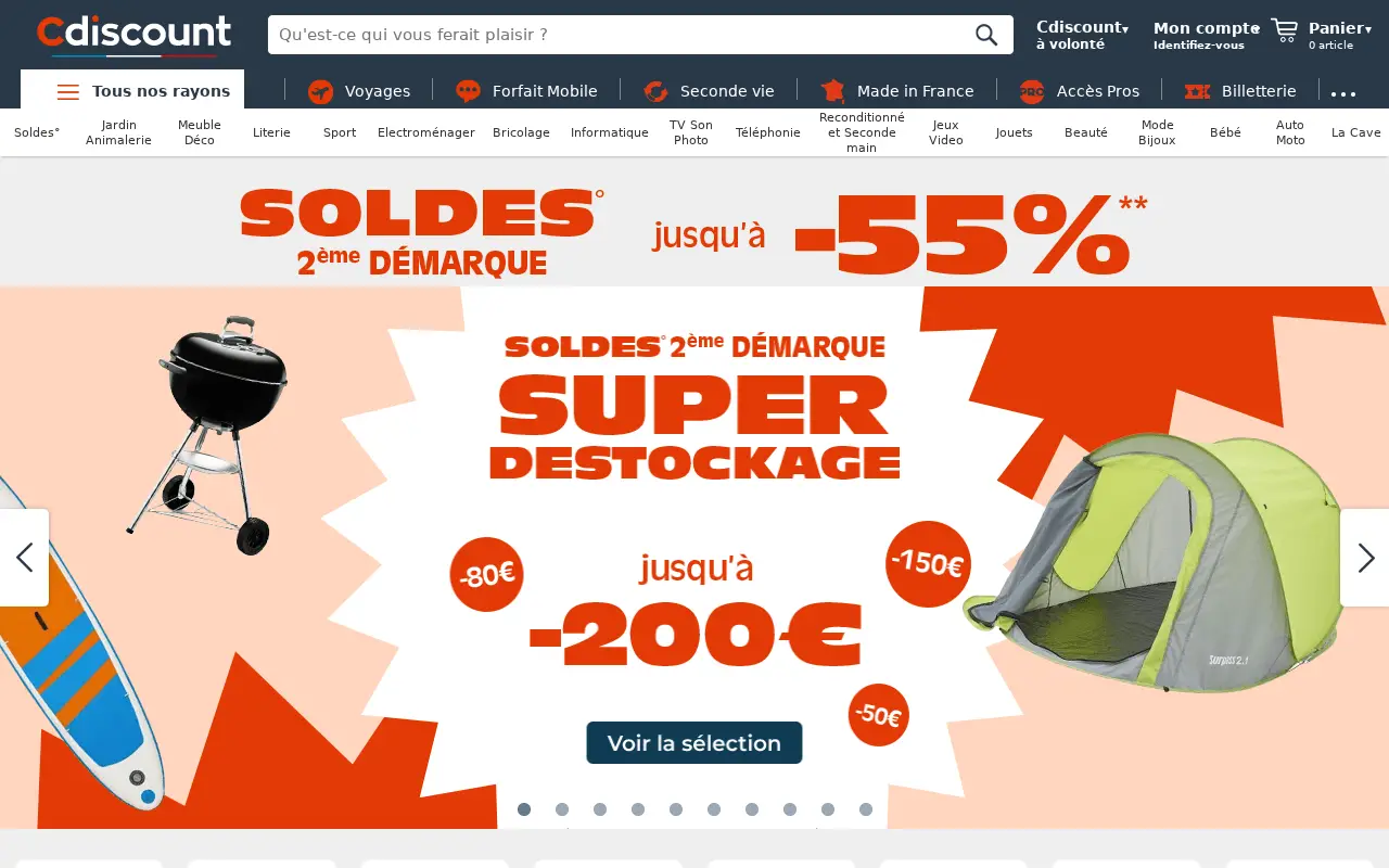 cdiscount.com on July 1, 2022