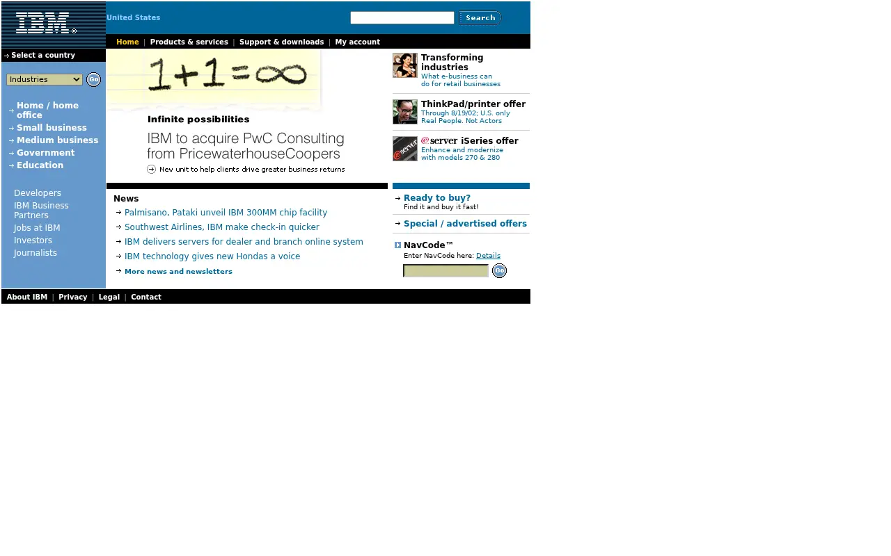 ibm.com on August 2, 2002