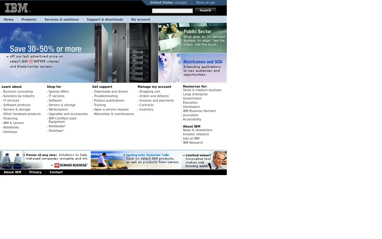 ibm.com on July 1, 2005