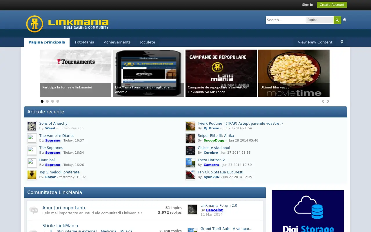 linkmania.ro in 2014