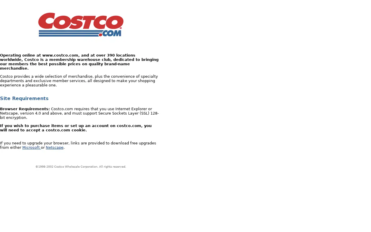 costco.com on June 9, 2003