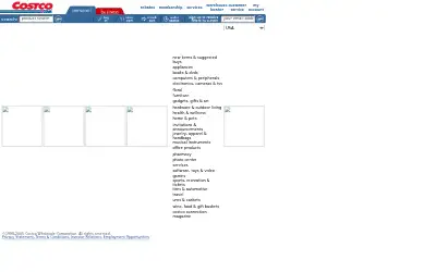 costco.com in 2005