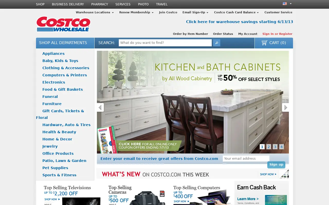 costco.com on June 29, 2013
