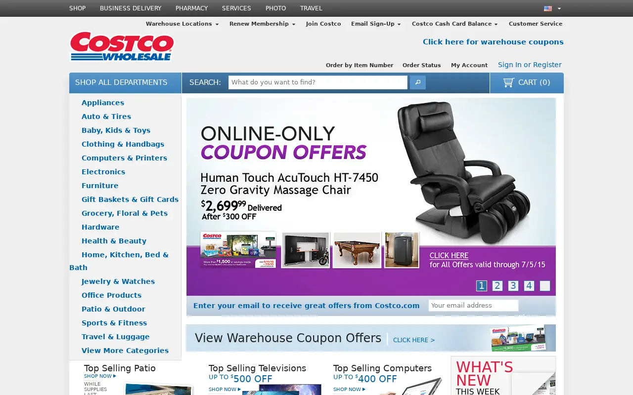 costco.com on June 30, 2015