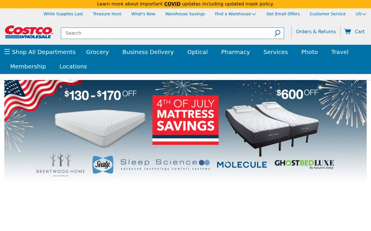 costco.com in 2021