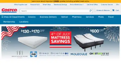 costco.com in 2021