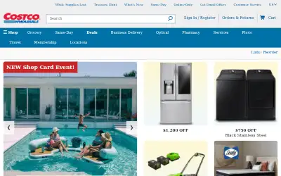 costco.com in 2022